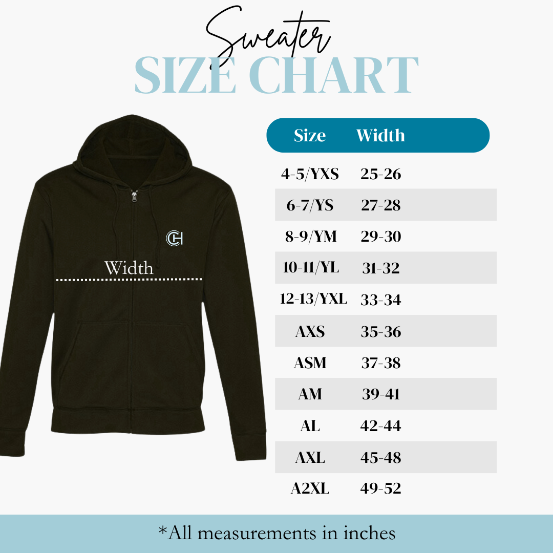 Zip-up Sweater in Black
