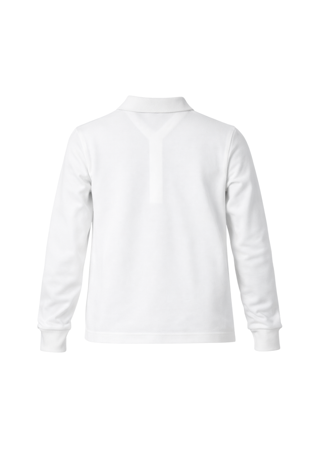 Long Sleeve Polo T with Crest