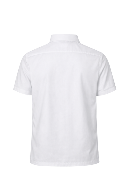 Short Sleeve Blouse - Peter Pan Collar