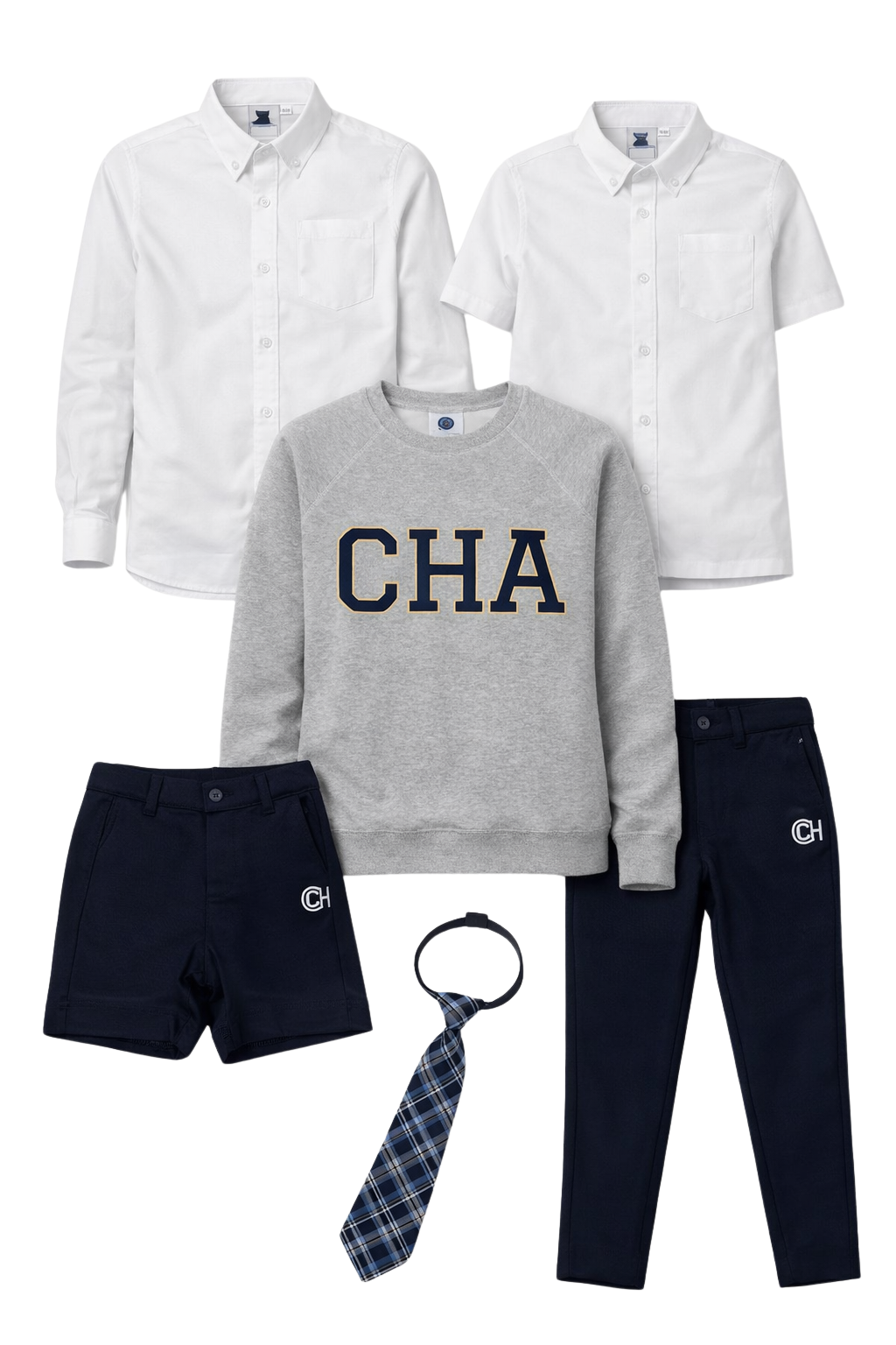 Varsity Pullover in Heather Grey