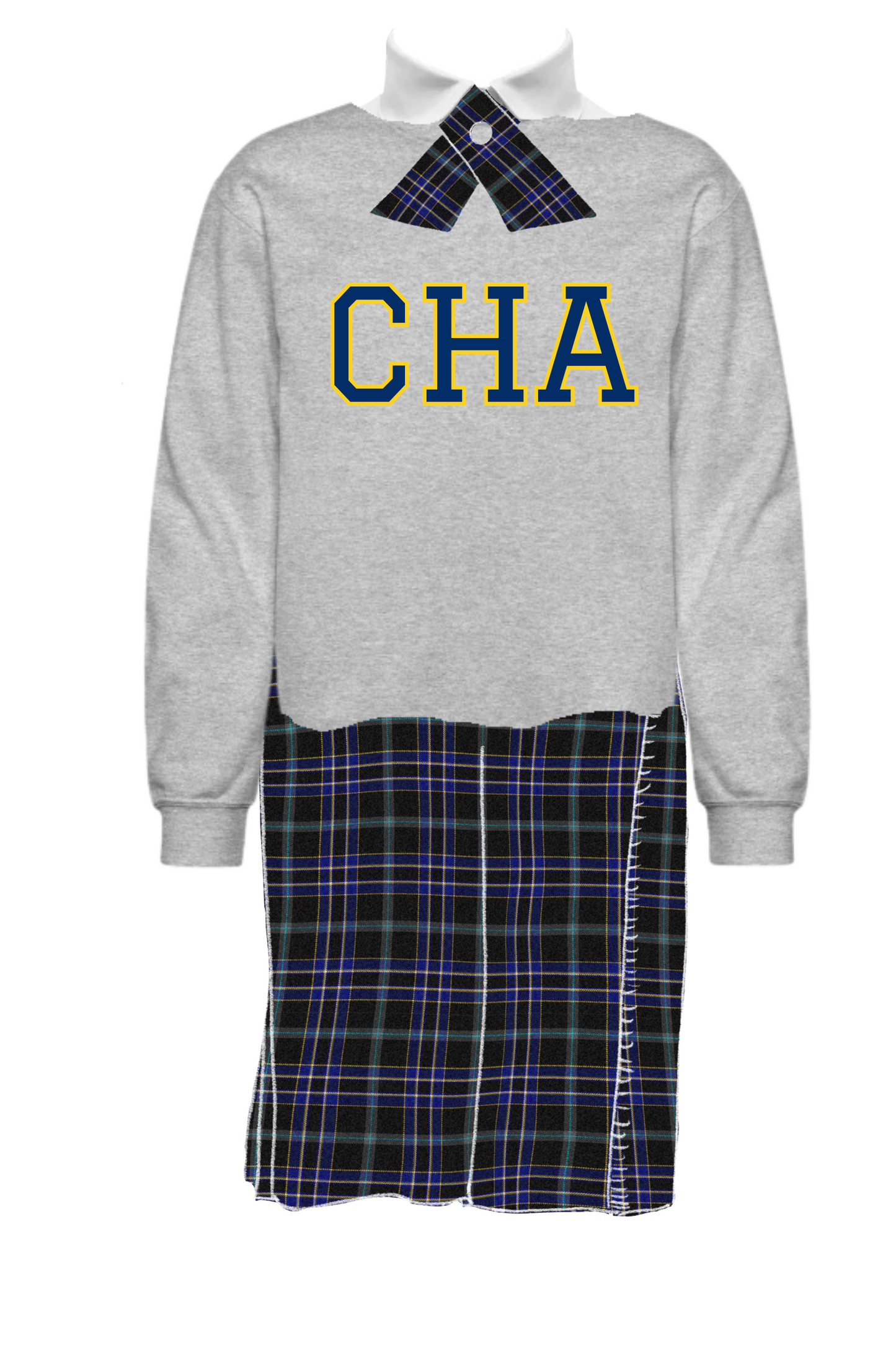 Varsity Pullover in Heather Grey