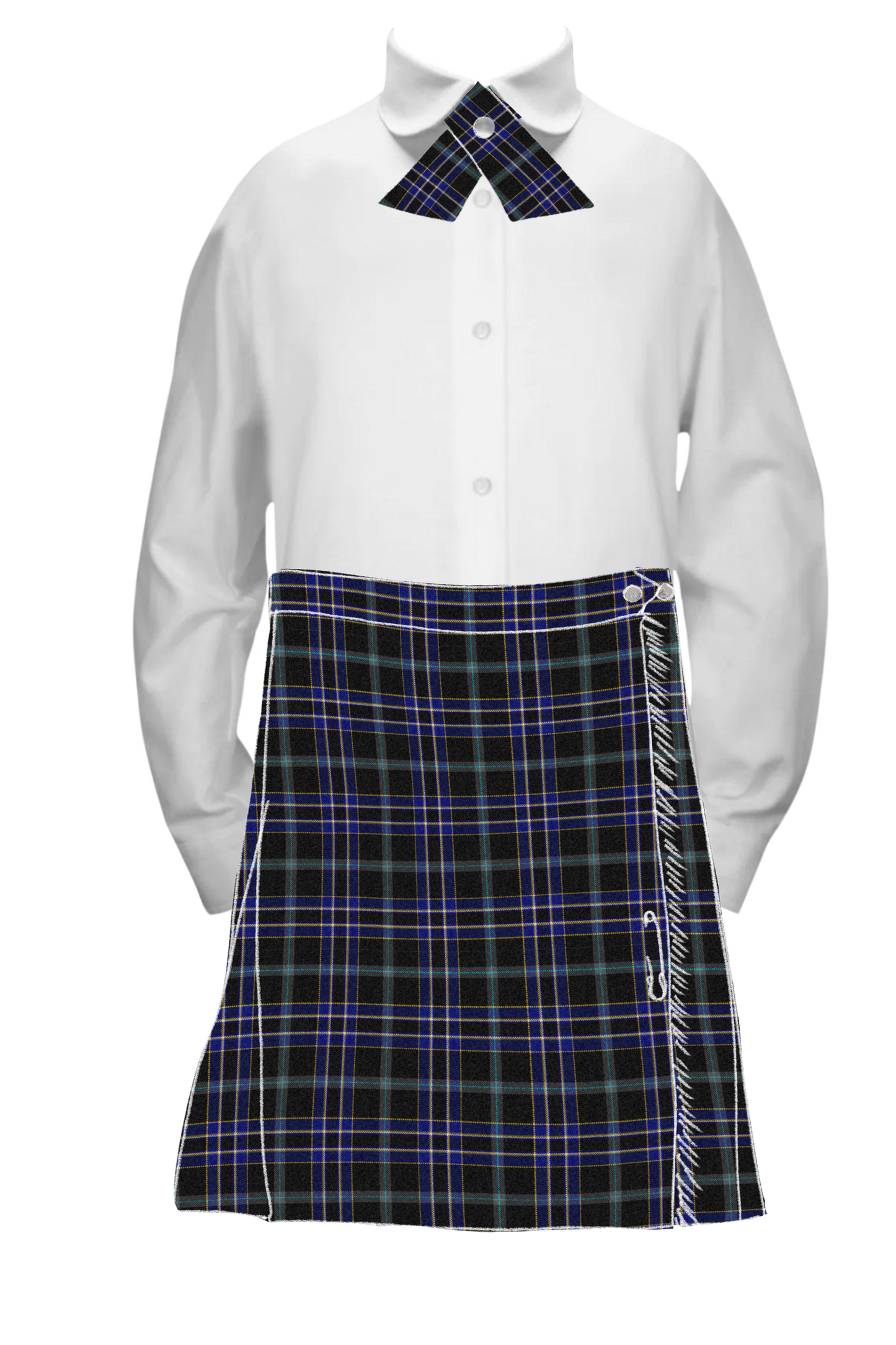 Long Sleeve Blouse - Peter Pan Collar