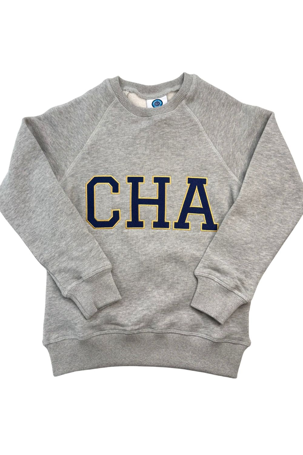 Varsity Pullover in Heather Grey