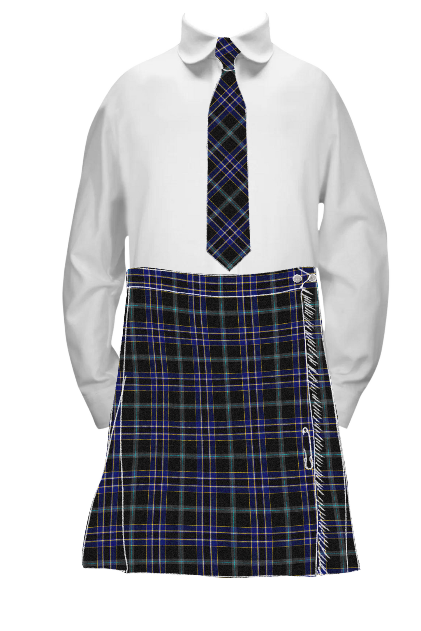 Long Sleeve Blouse - Peter Pan Collar