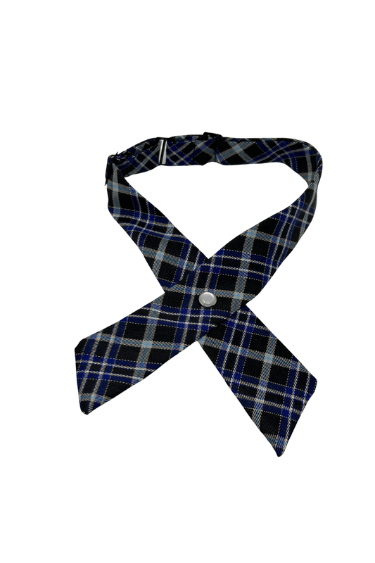 Criss Cross Tie in Signature Tartan