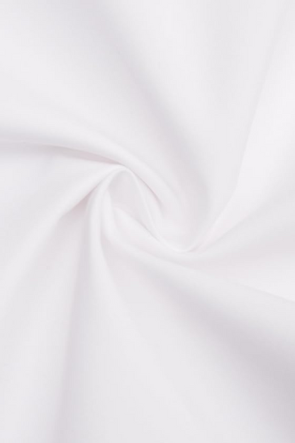 Short Sleeve Button Up Oxford Shirt in White